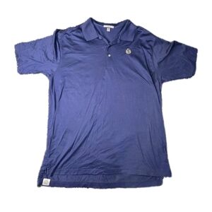 Peter Millar size XL short sleeve polo shirt blue